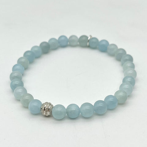 Aquamarin Armband