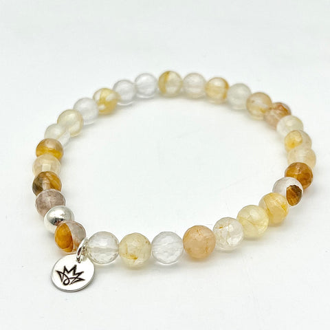 Armband aus Eisenkiesel