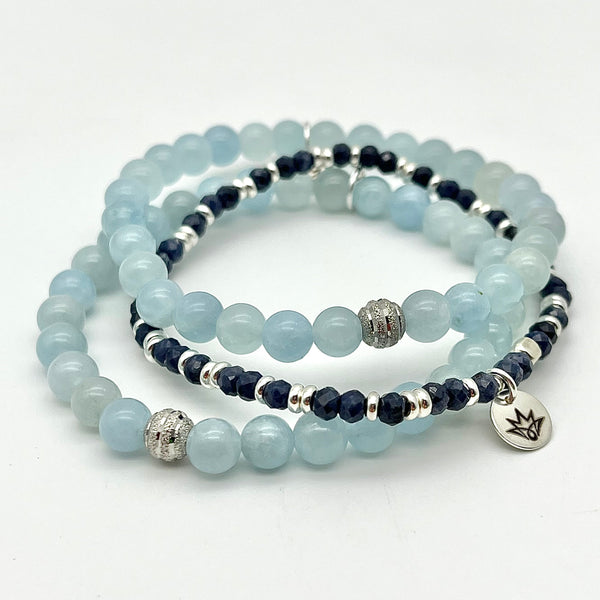 Aquamarin Armband