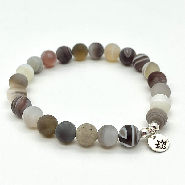 Botswana-Achat Armband