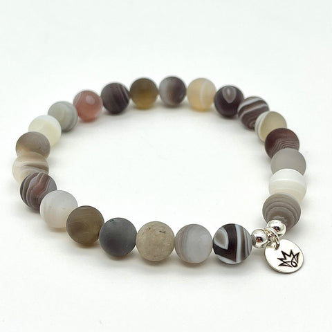 Botswana-Achat Armband