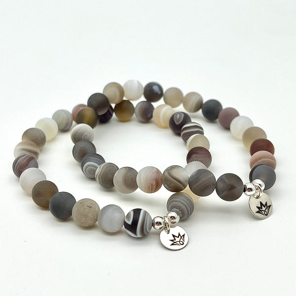 Botswana-Achat Armband