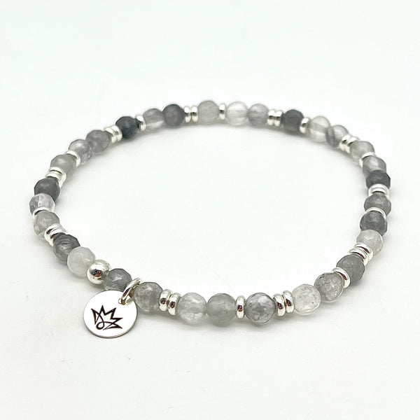 Inklusen-Quarz Armband