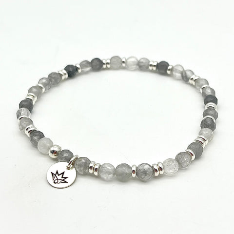 Inklusen-Quarz Armband