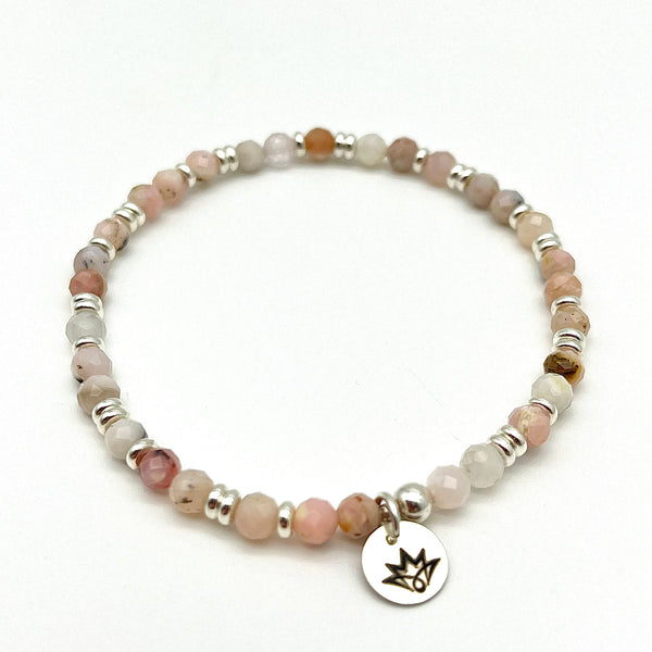 Pink-Opal Armband