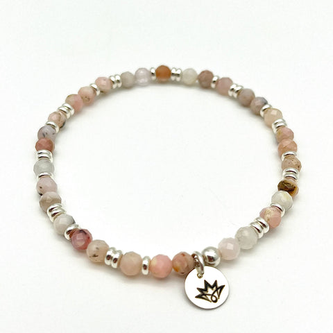 Pink-Opal Armband