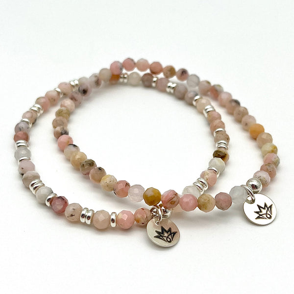 Pink-Opal Armband