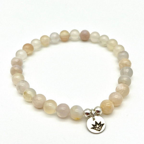 Kirschblüten-Achat Armband