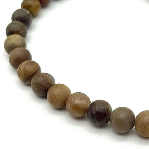 Herrenarmband aus versteinertem Holz