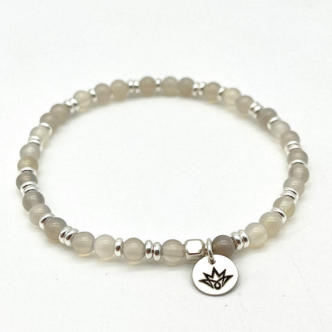Achat Armband mit 925 Sterling Silber