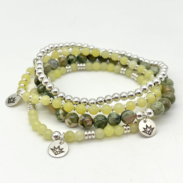 Armband Set aus Lemon-Jade