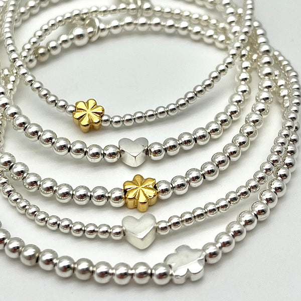 Kugelarmband mit Herz