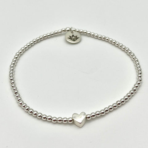 Kugelarmband mit Herz