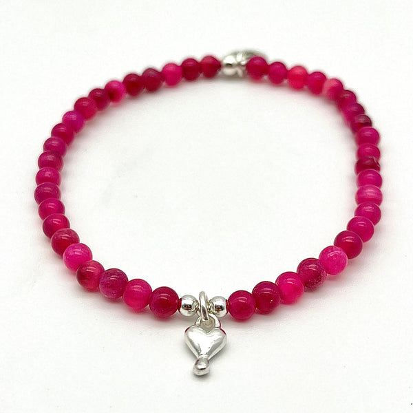 Achat in Pink mit Herz