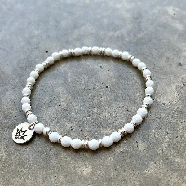 Kascholong Armband mit 925 Sterling Silber