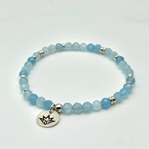 Aquamarin Armband