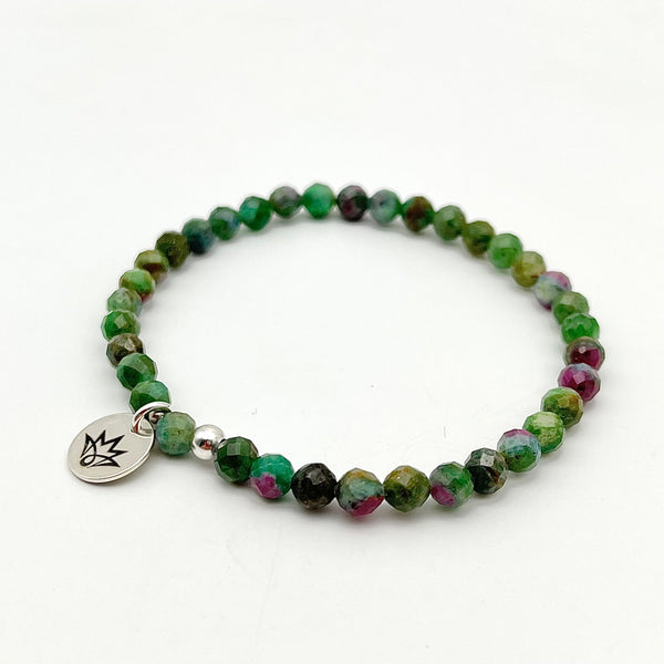 Rubin-Fuchsit Armband