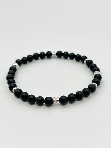 Herrenarmband aus Onyx