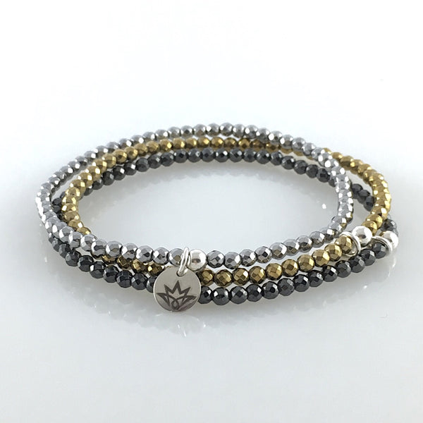 Hämatit Armband silber