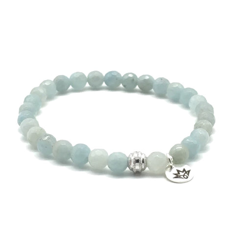 Aquamarin Armband