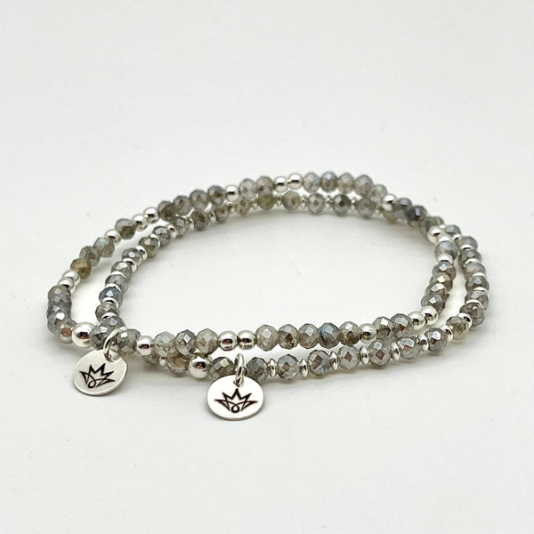 Edelsteinarmband aus Labradorith