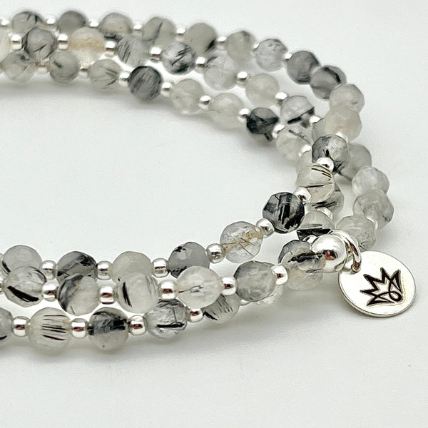 Armband aus Turmalin-Quarz