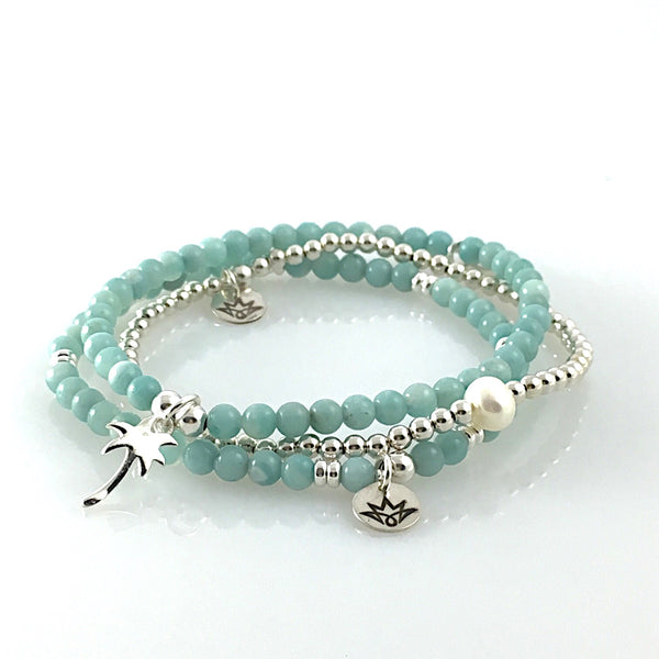 Amazonit Armband UNIKAT-SCHMUCK