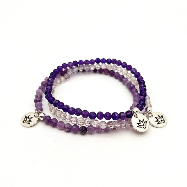 Armband-Set „LILA“