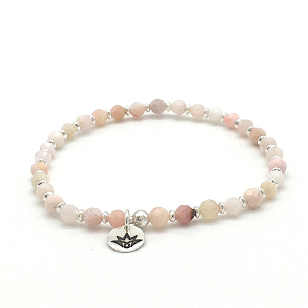 Pink-Opal Armband