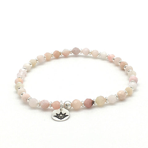 Pink-Opal Armband