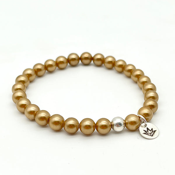 Muschelkernperlen Armband