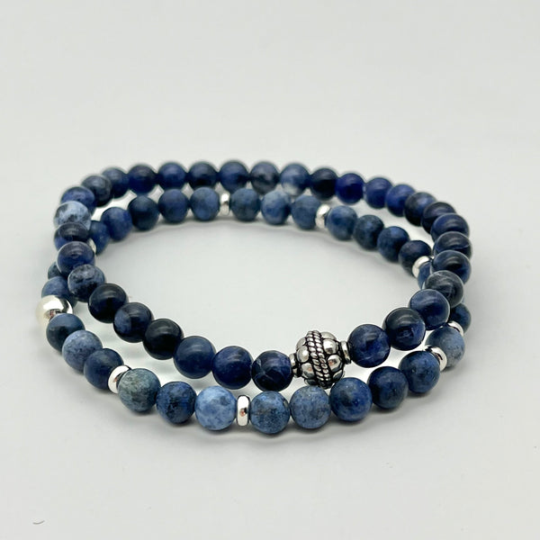 Herrenarmband aus Sodalith