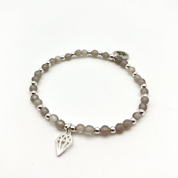 Armband-Set Achat NATUR