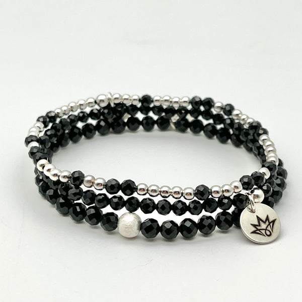 Edelsteinschmuck aus Spinell und 925 Sterling Silber