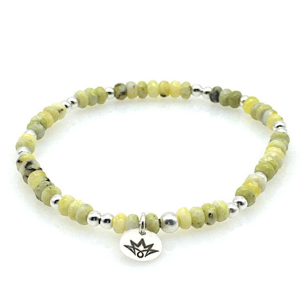 Armband-Set Grau/Gelb