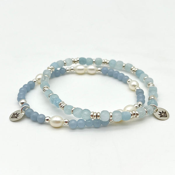 Aquamarin Armband