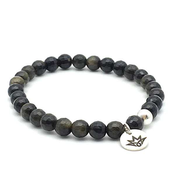 Goldobsidian Armband