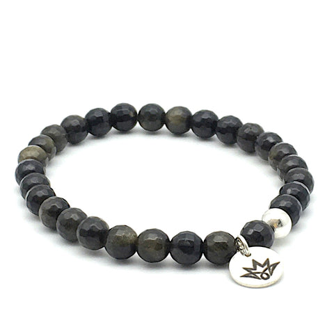 Goldobsidian Armband