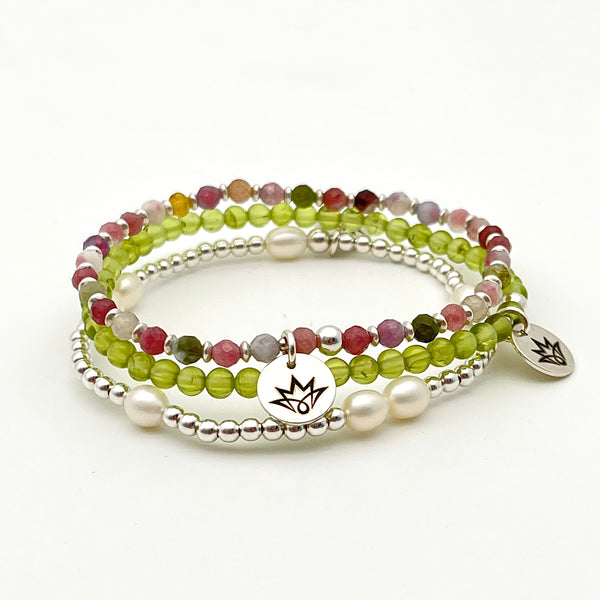 Turmalin Armband - Multi Color