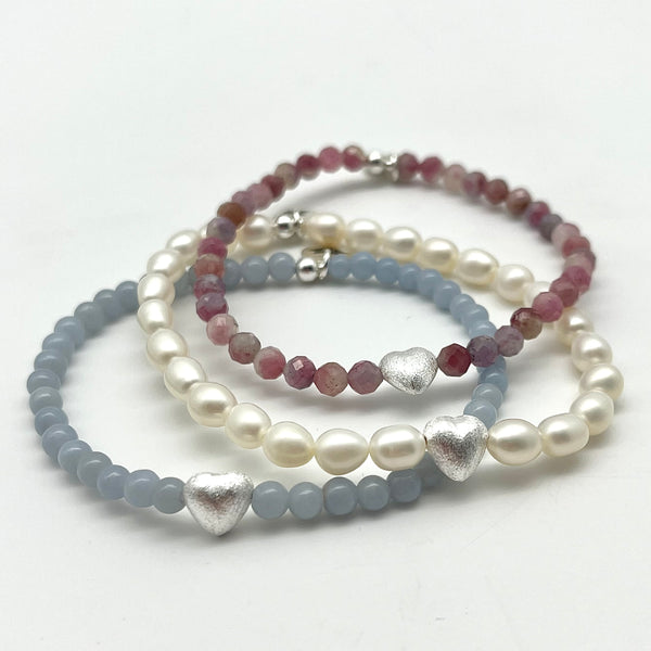 Edelsteinarmbänder zum Valentinstag