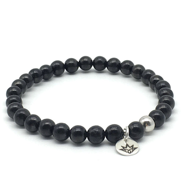 Edelsteinarmband aus Schungit