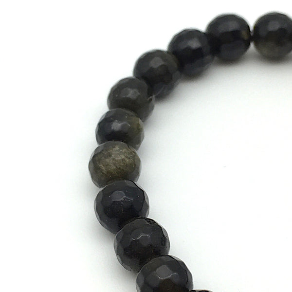 Goldobsidian Armband