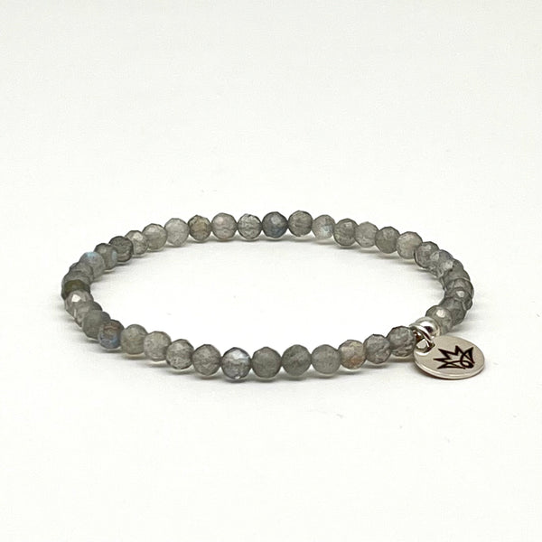 Armband-Set aus Labradorith und Serpentin