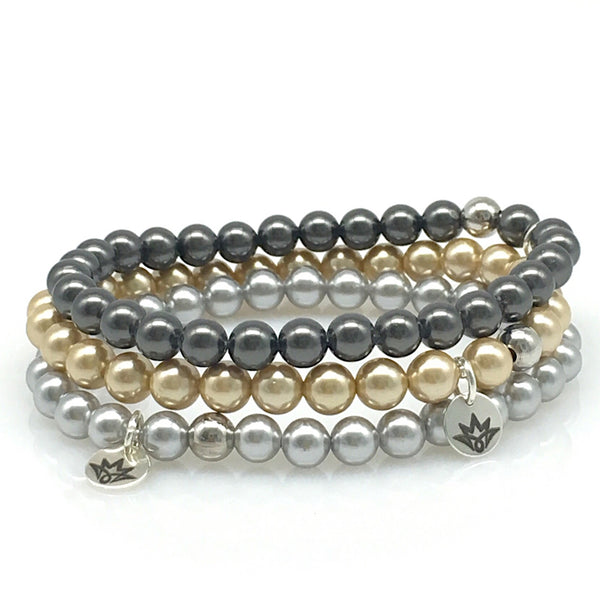 Muschelkernperlen - Armband