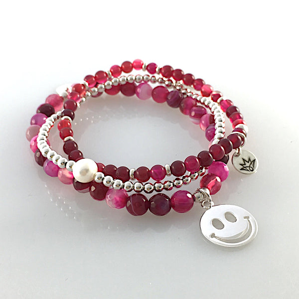 Kugelarmband aus 925 Silber mit SWZ-Perle