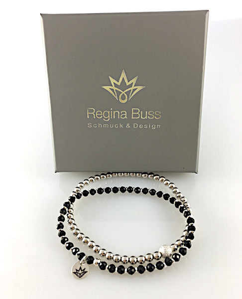Spinell Armband mit  925 Silber