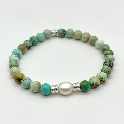 Türkis Armband mit SWZ-Perle