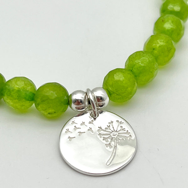 Achat Armband in grün