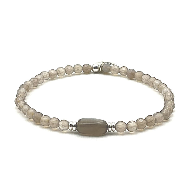 Edelsteinarmband mit Mondstein