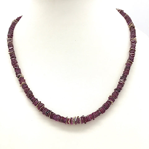 Collier-Kette aus Granat